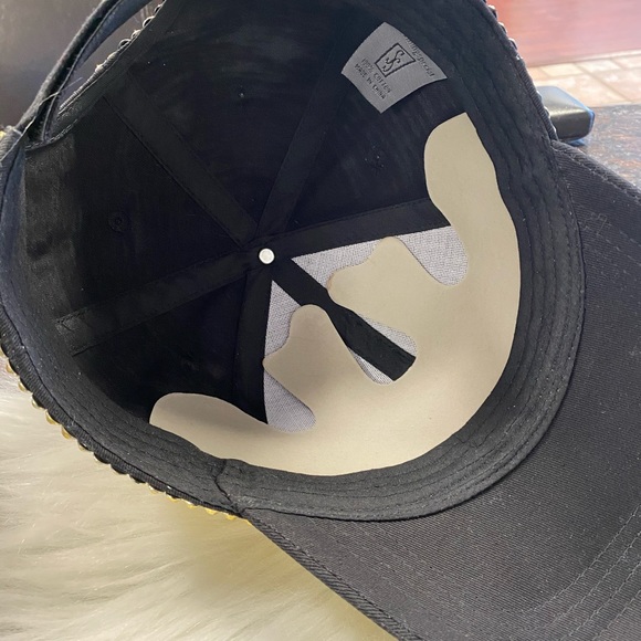Gold Studded Black Cap/Hat - Picture 3 of 3